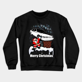 Dabbing Santa Clause Merry Bubble Caprice Snowing Christmas Crewneck Sweatshirt